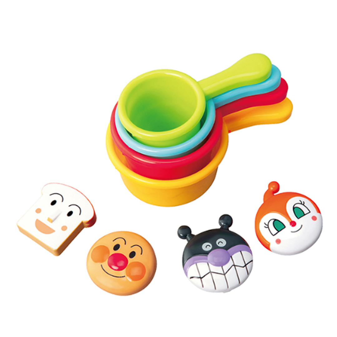 麵包超人新款沐浴疊疊杯