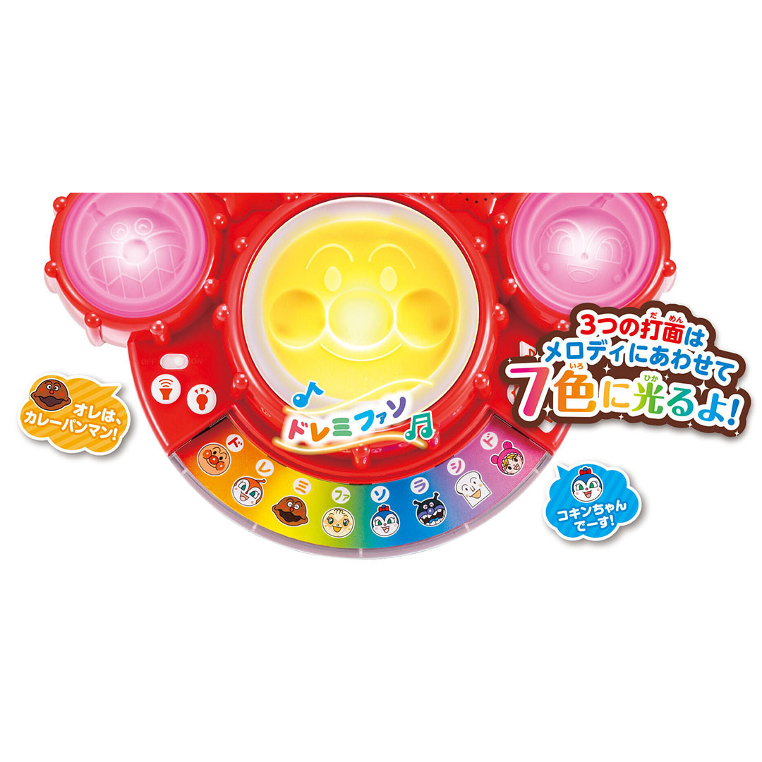 麵包超人燈光音樂小鼓