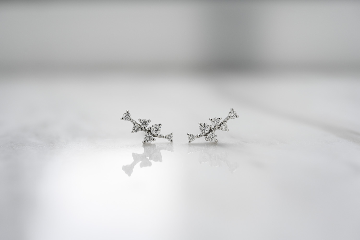 18K Fanci Diamond Earring