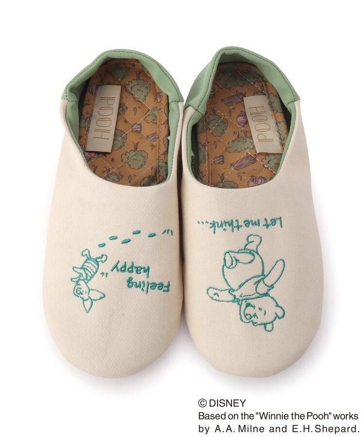【現貨】日本迪士尼小熊維尼野餐室內鞋