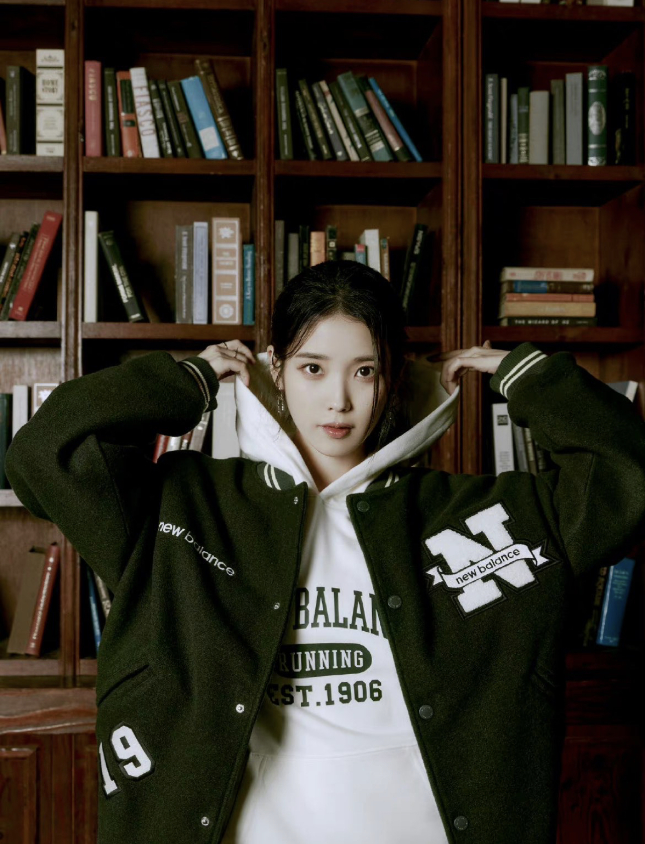 即將到貨New Balance美式復古刺繡Logo拼接毛呢外套 男女同款 Jan-