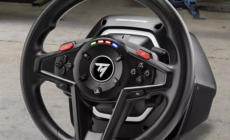 米特3C數位–Thrustmaster T128P 圖馬思特賽車遊戲方向盤力回饋三