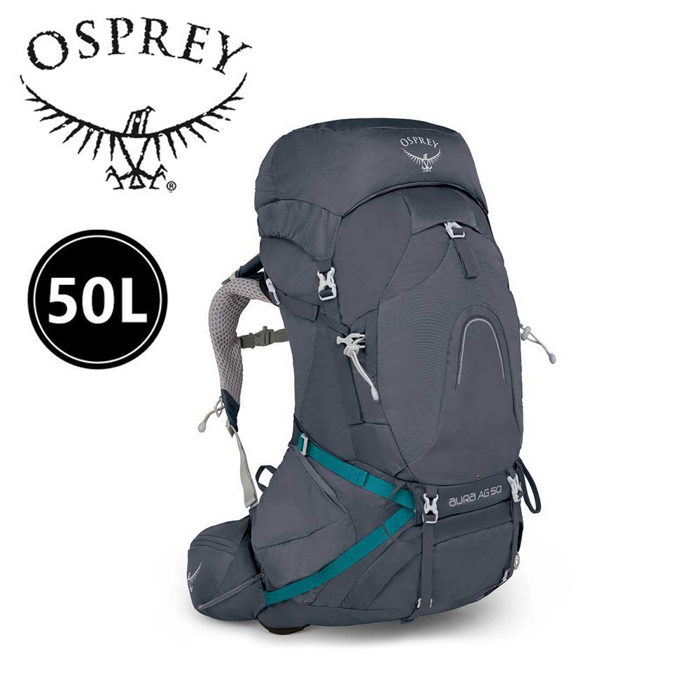 Osprey 美國 AURA AG 50L 女款 聖潔灰 M 專業登山背包/健行背包 73OS001448