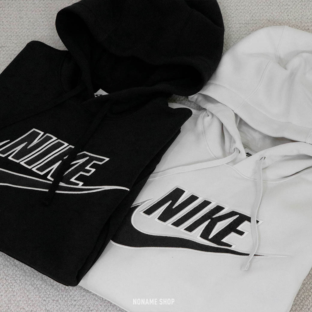 NIKE HODDIE 大LOGO  毛毛 帽T 兩色 (男款)
