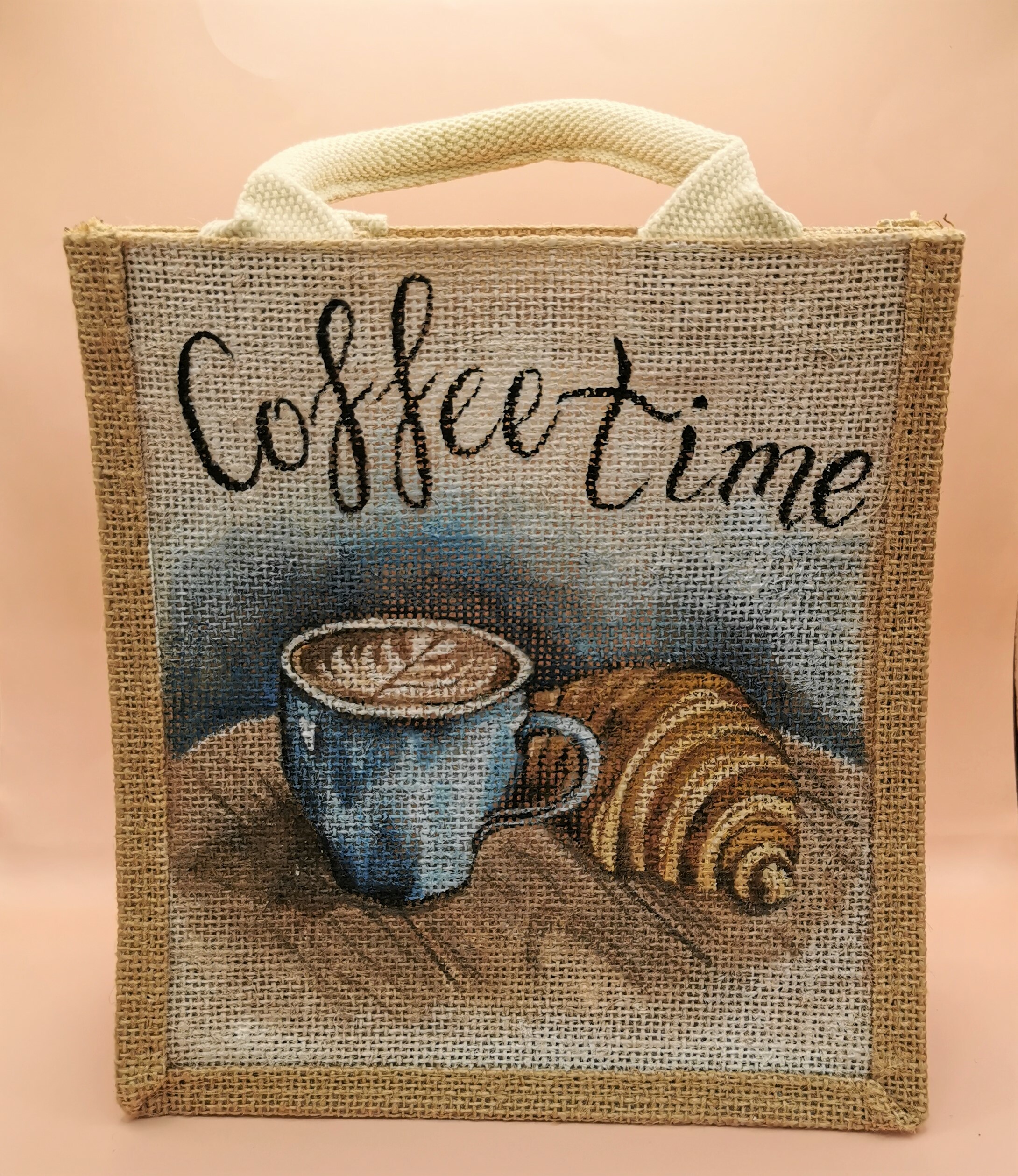 手繪麻布袋 - 午後時光