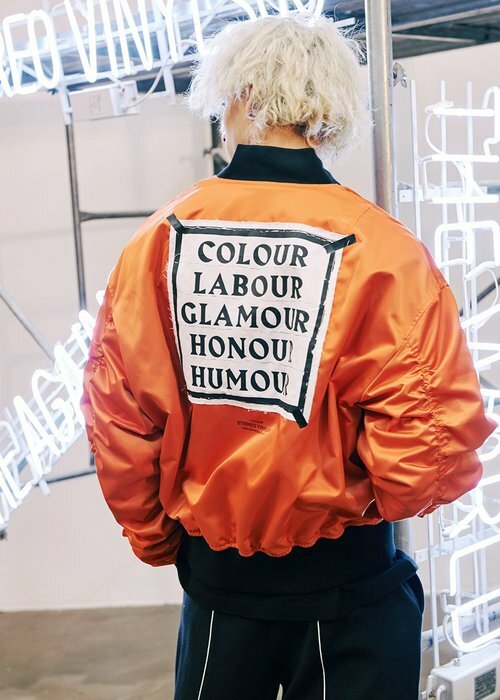 Stereo vinyls MA-1 Bomber Jacket 周湯豪 夾克 外套 韓版 寬鬆 現貨