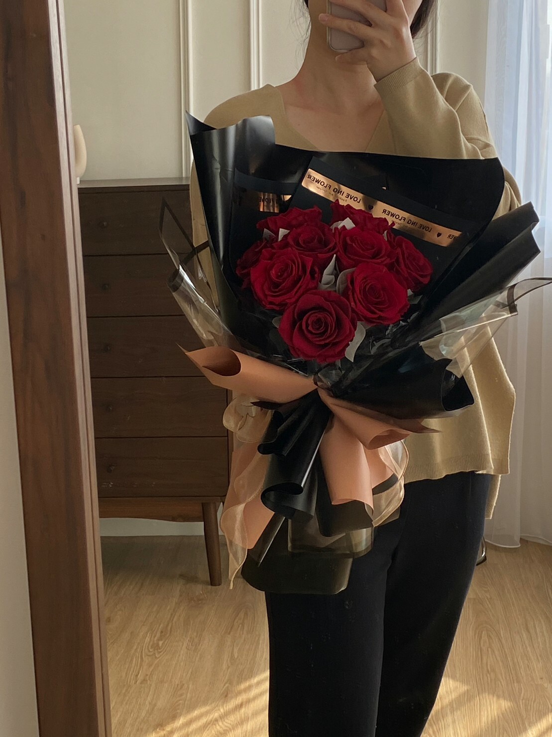 韓系永生花束-非你不可