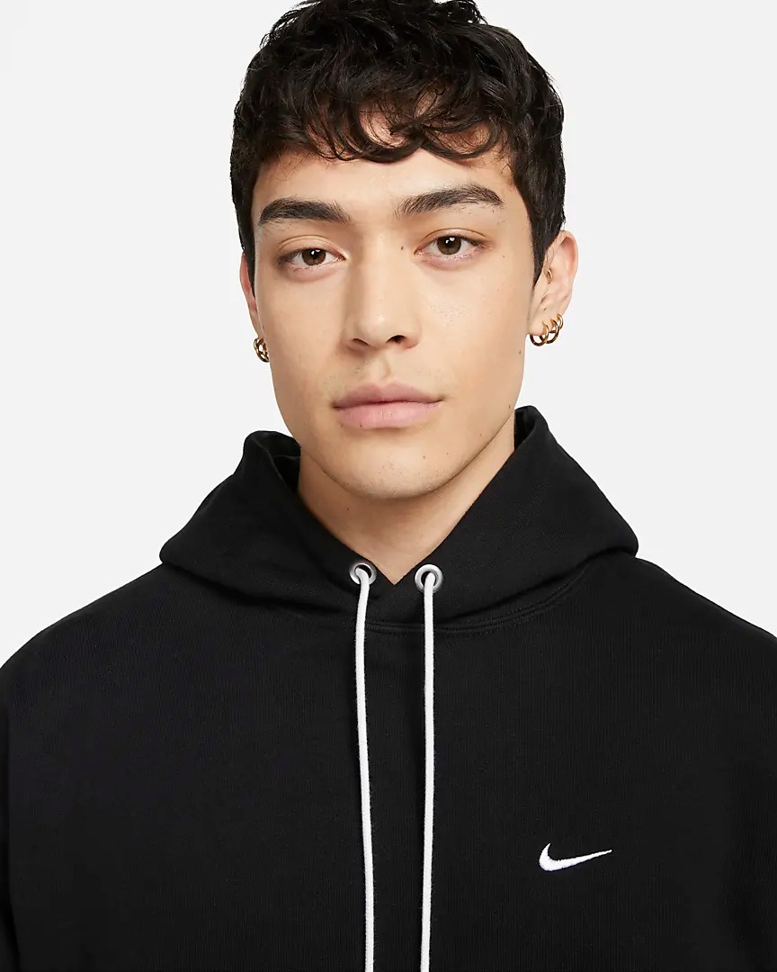 男款NIKE SOLO SWOOSH FLEECE PULL OVER L/S HOODIE 內刷毛連帽上