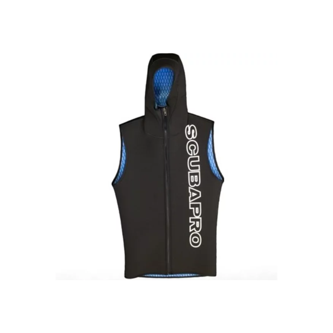 ★SCUBAPRO EVERFLEX 3mm 男款連帽防寒拉鍊背心70.018