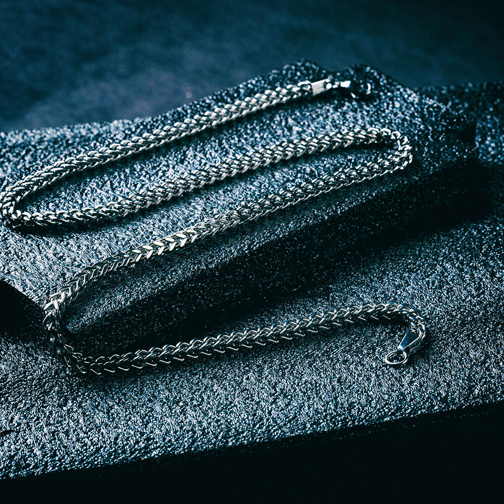 帥性單鍊粗曠版 項鍊/不鏽鋼項鍊/單鍊條 - 快速出貨