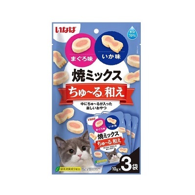 INABA 雜錦燒 吞拿魚+魷魚味30g