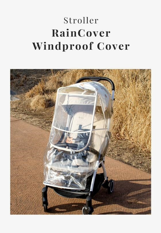 Dot to Dot 嬰兒車防水車罩 (透明膠罩版)