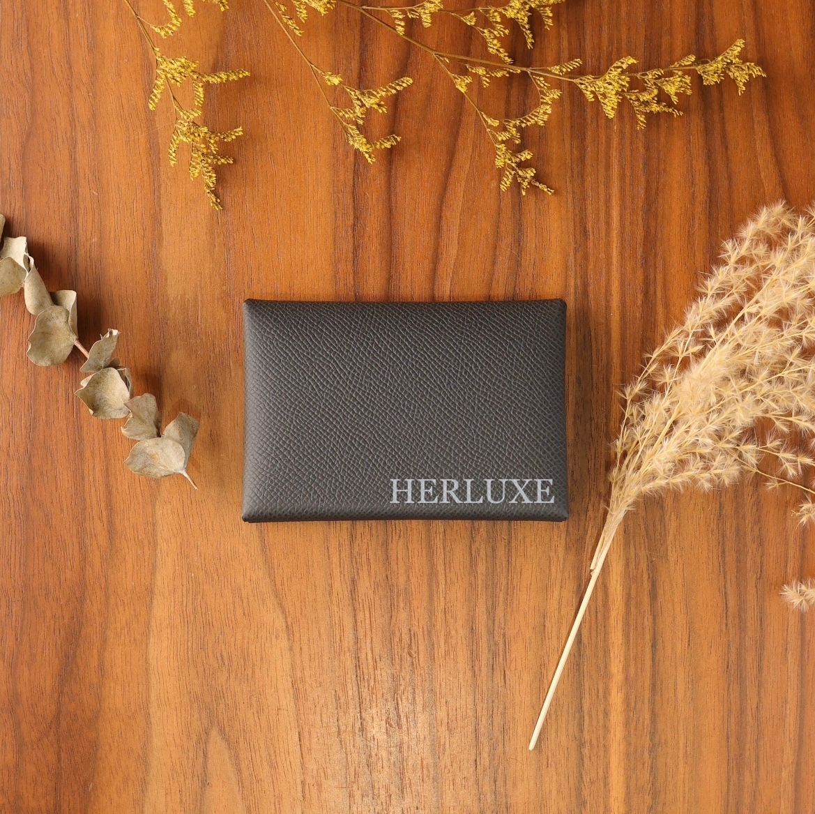 Calvi duo card holder 88 graphite epsom