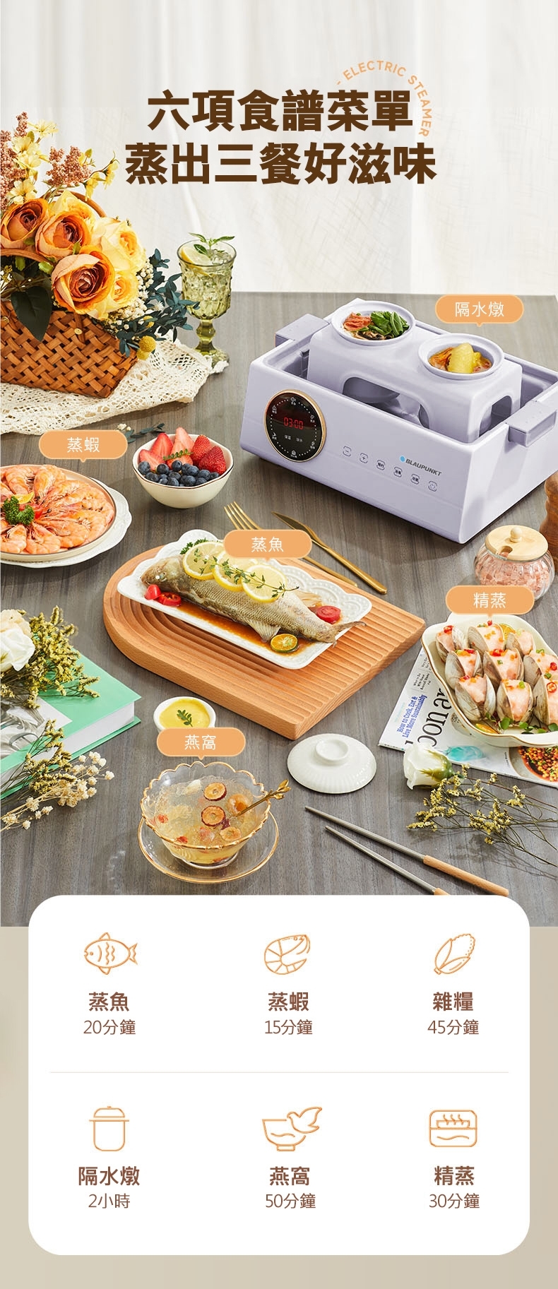 BLAUPUNKT MK-FS01UK電蒸鍋