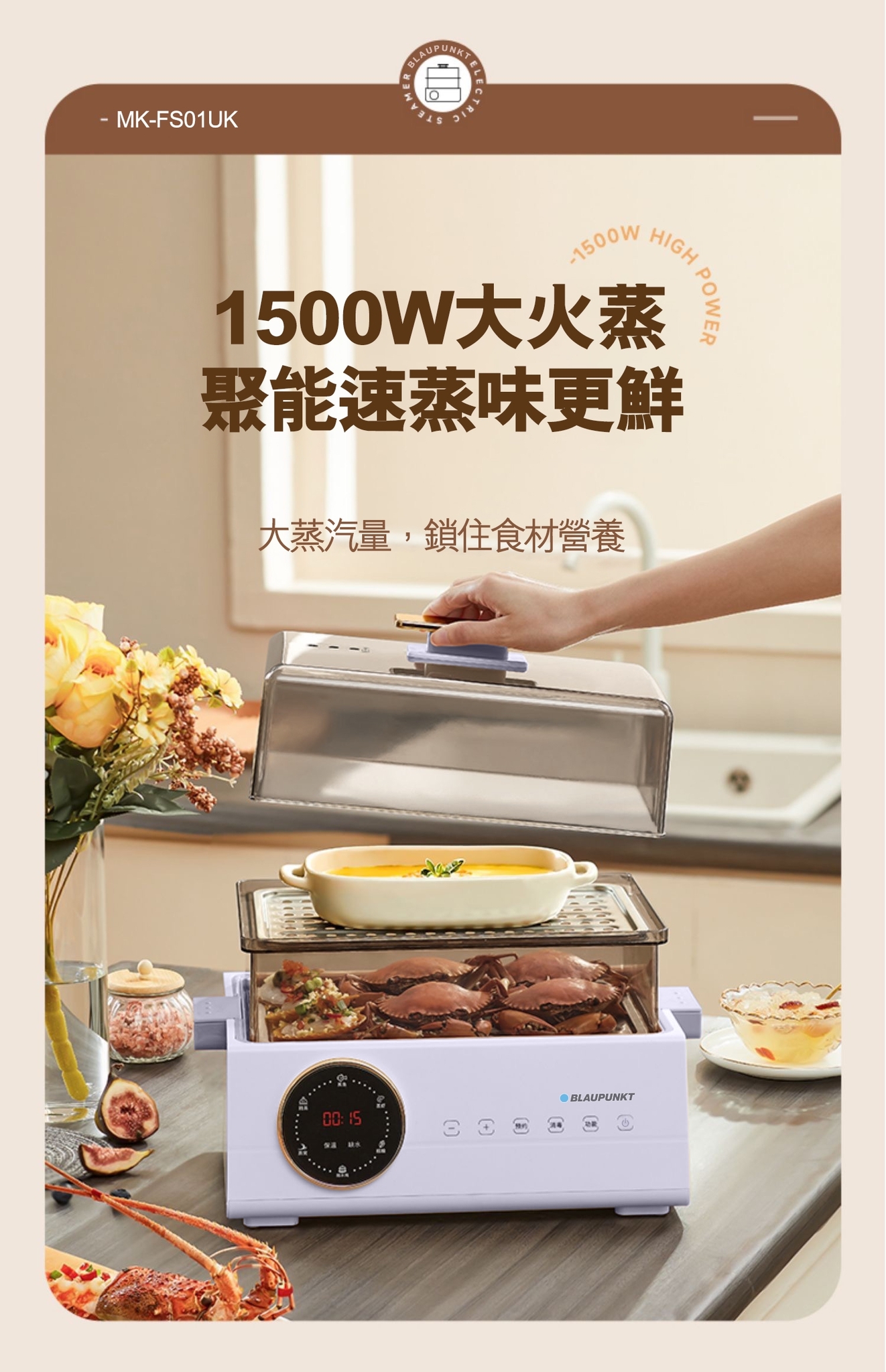 BLAUPUNKT MK-FS01UK電蒸鍋