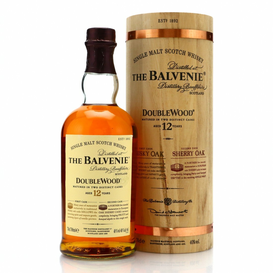 百富12年-木桶外盒