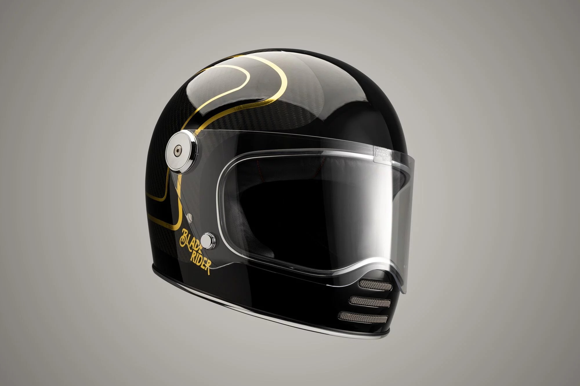 BLADE RIDER 二代火箭人 碳纖材質 BLACK SERIES 亮面 雙D扣 防霧鏡片