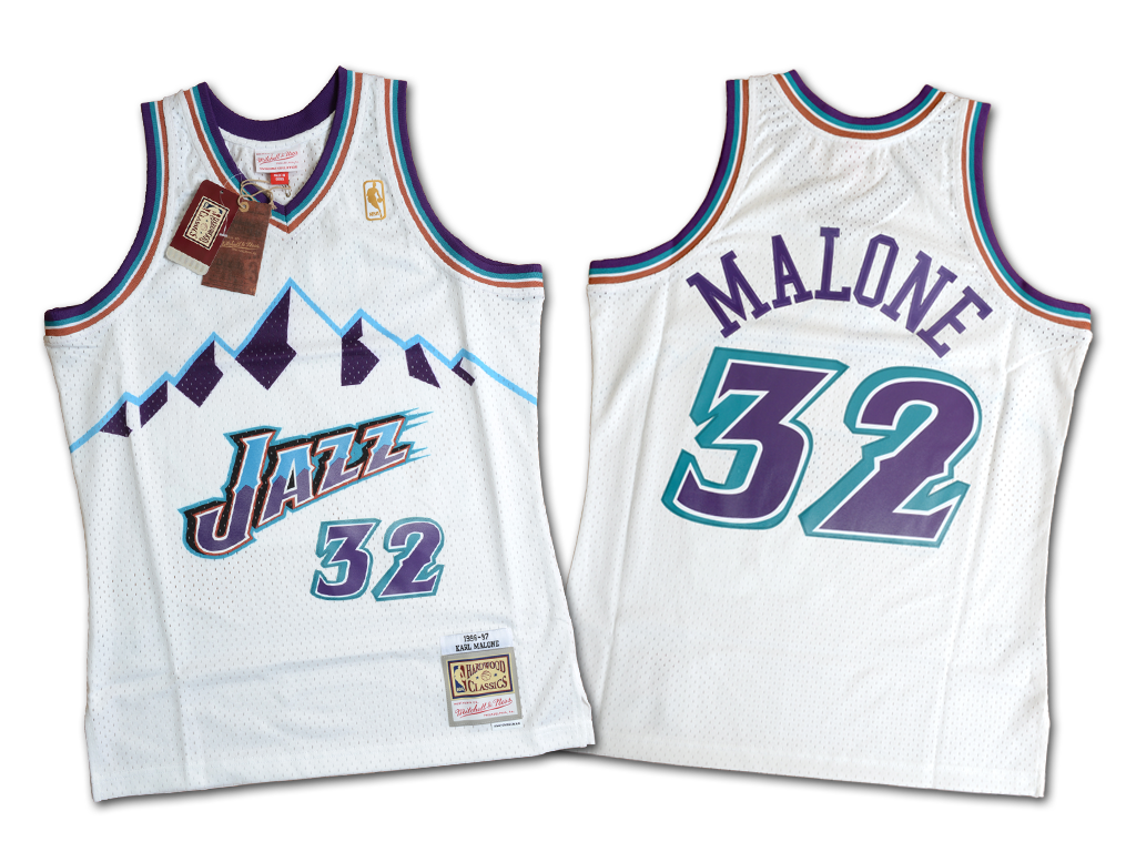 Mitchell & Ness 猶他爵士隊 Karl Malone 1996-1997 復刻 Swingman 球衣