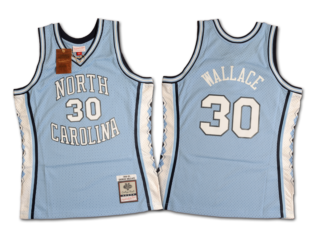Mitchell & Ness NCAA 北卡羅來納大學 Rasheed Wallace 復刻 Swingman 球衣