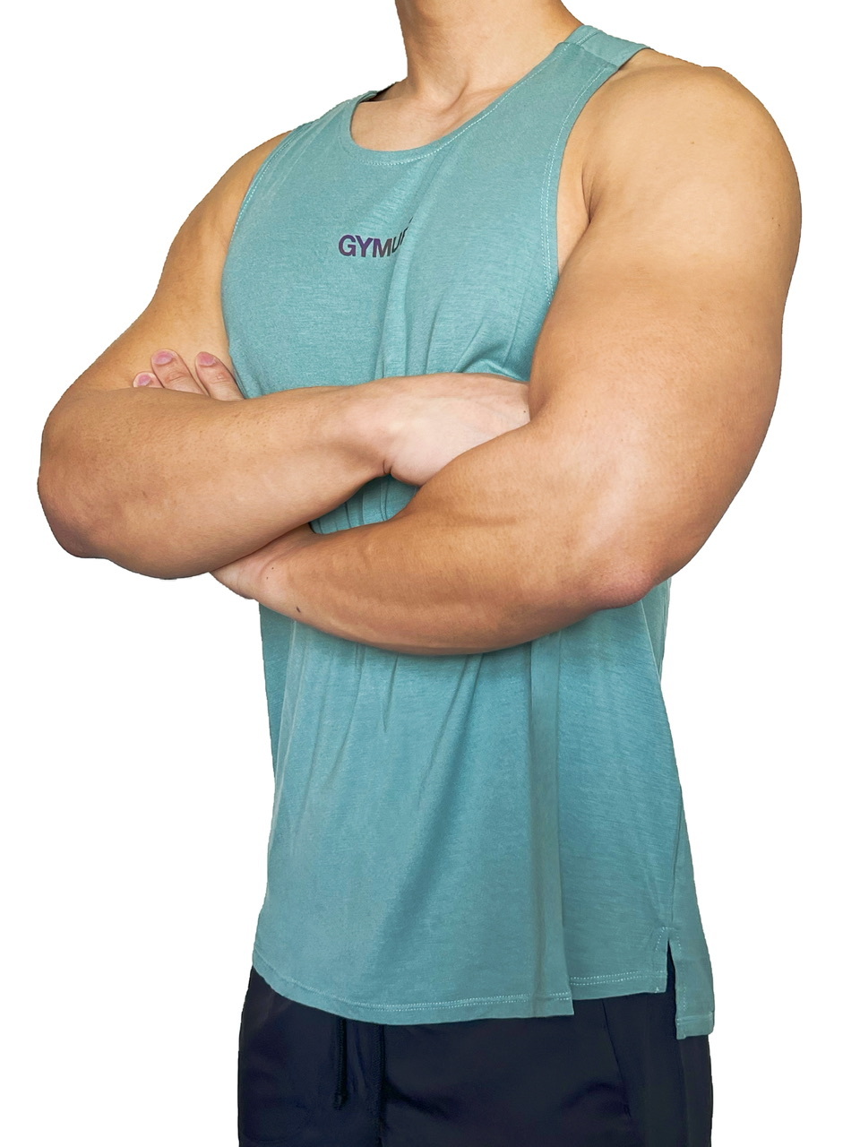 GYMUP 肌肉訓練背心 03 森林綠
