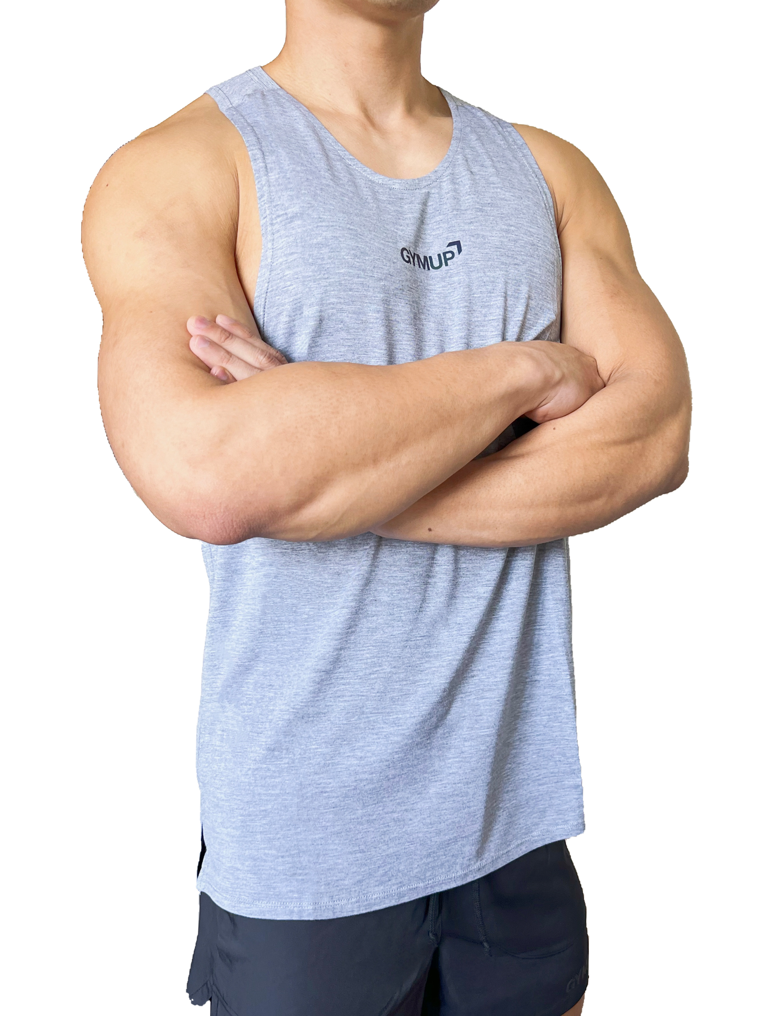 GYMUP 肌肉訓練背心 03 經典灰