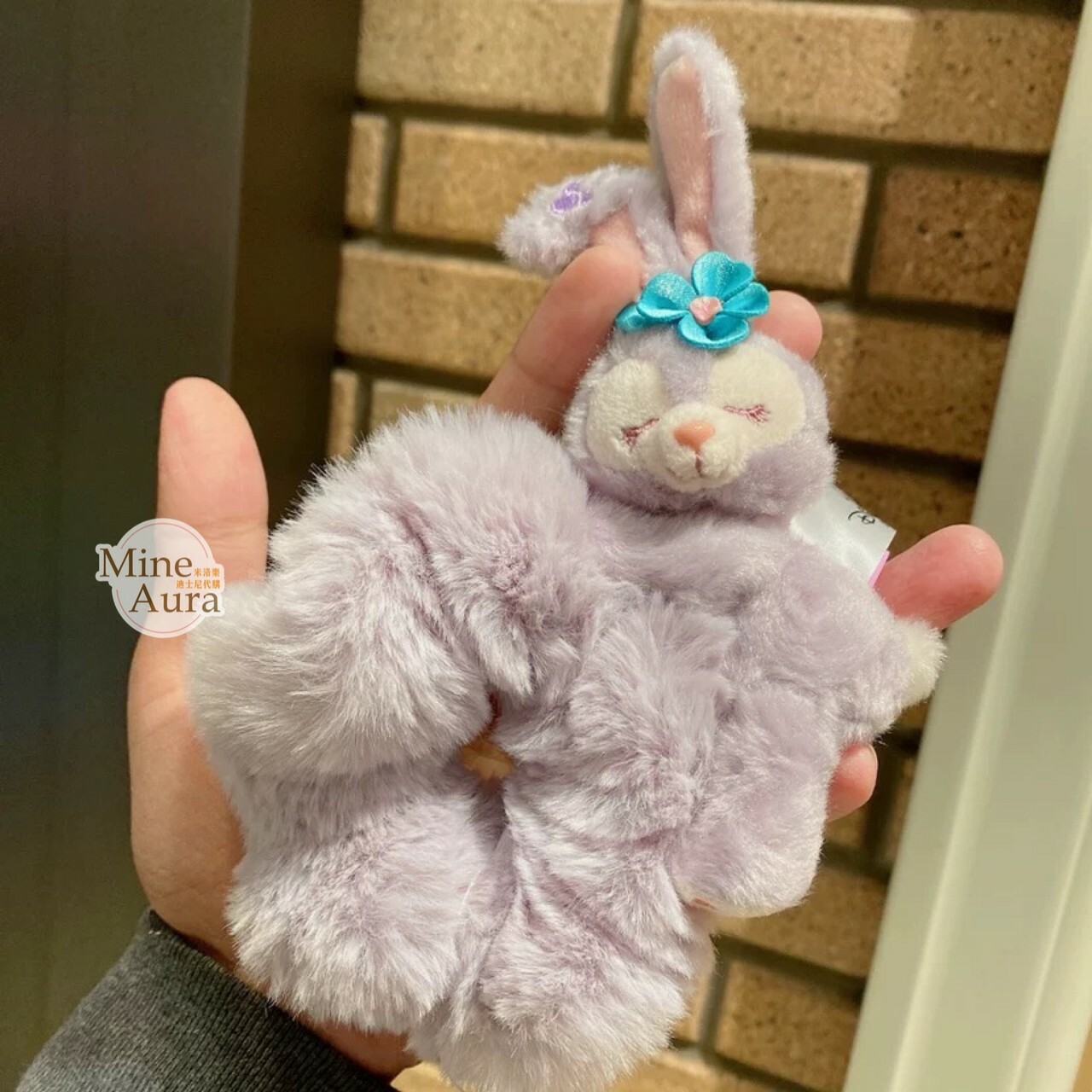 (限時特價) 史黛拉露 星黛露 StellaLou 睡顏 趴趴 絨毛造型 毛毛 髮束 大腸圈 髮飾 -上海迪士尼樂園