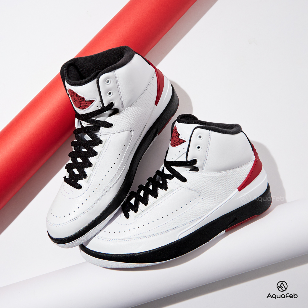 Nike Air Jordan 2 Retro Chicago 男 白 OG 芝加哥 經典 運動 籃球鞋 DX2454-106