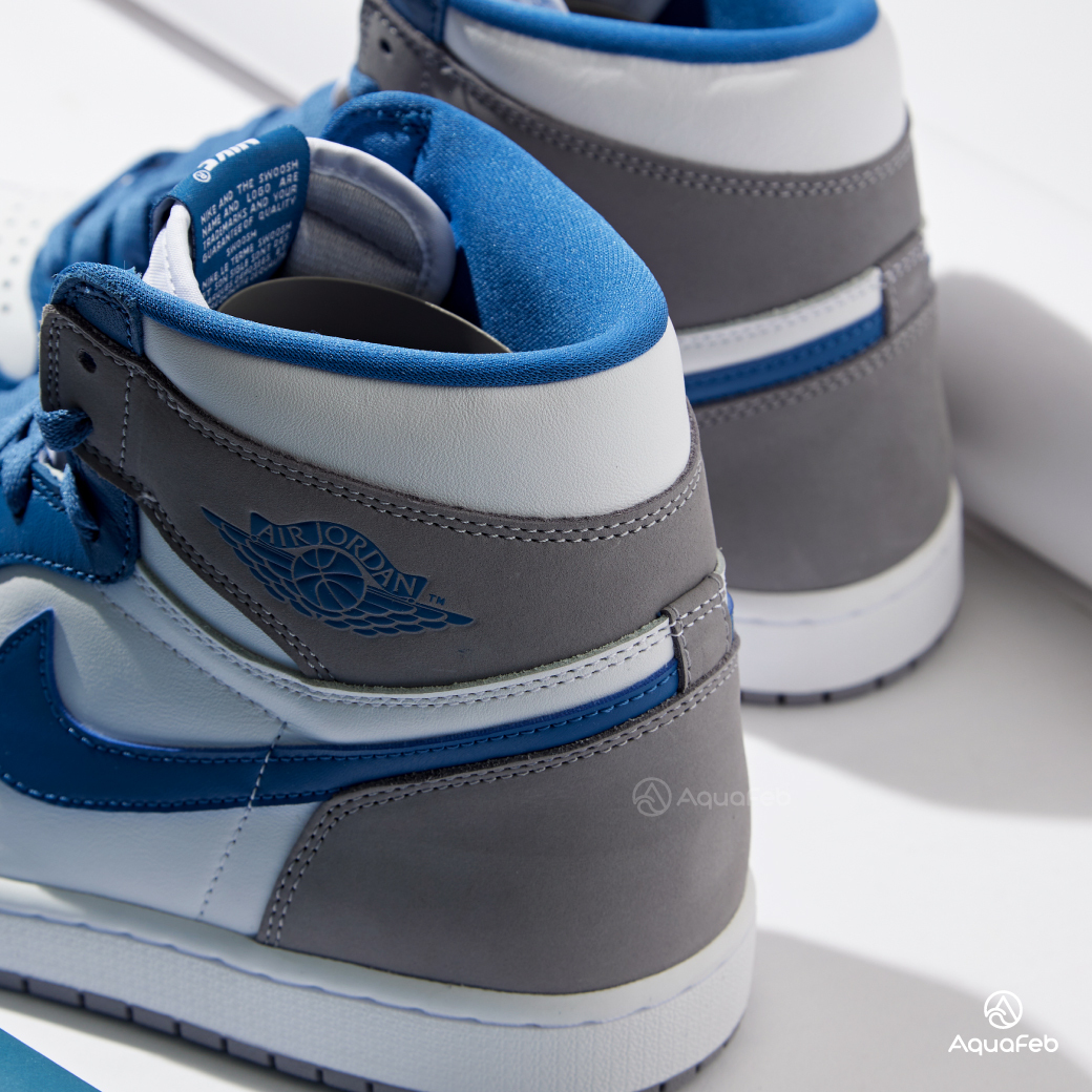 Nike Jordan 1 Retro High OG True Blue 男藍白喬丹休閒鞋DZ...