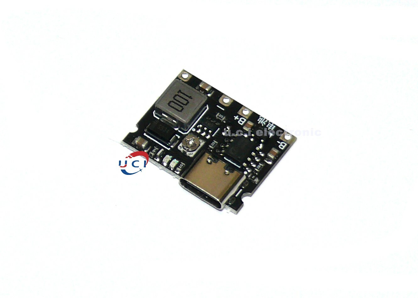 【UCI電子】(1-1) 3.7V升9V 5V 萬用表改裝18650鋰電池充電升壓放電一體可調模組2 A 黑板