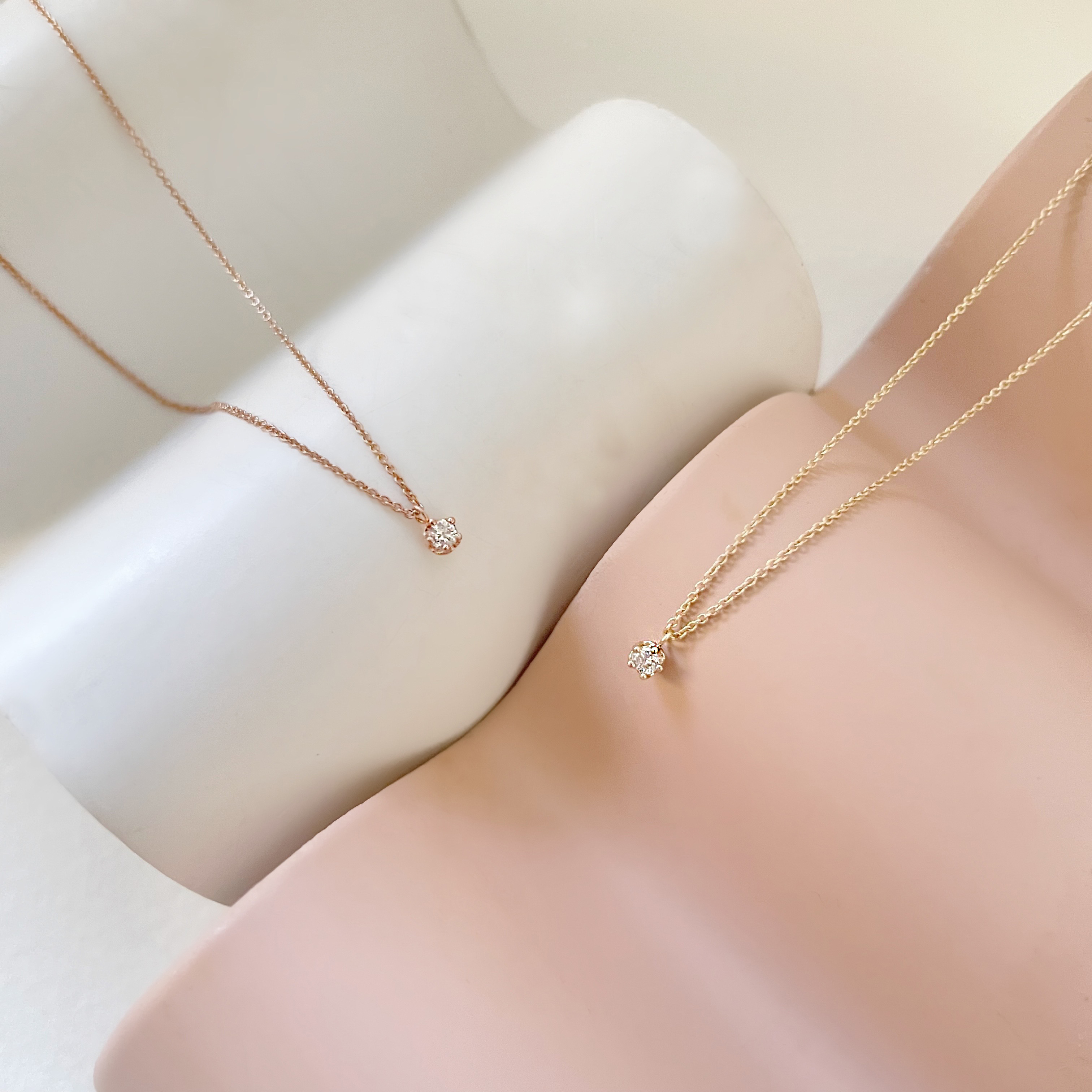 14K Mini皇冠真鑽項鍊