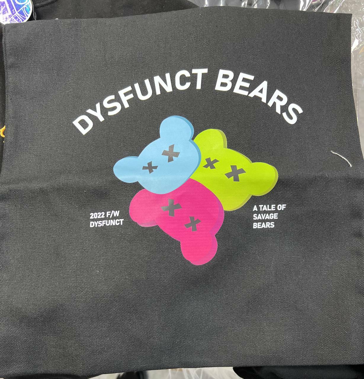 [S] DYSFUNCT TOTE BAG,BLACK, SDY63 (SDY63)