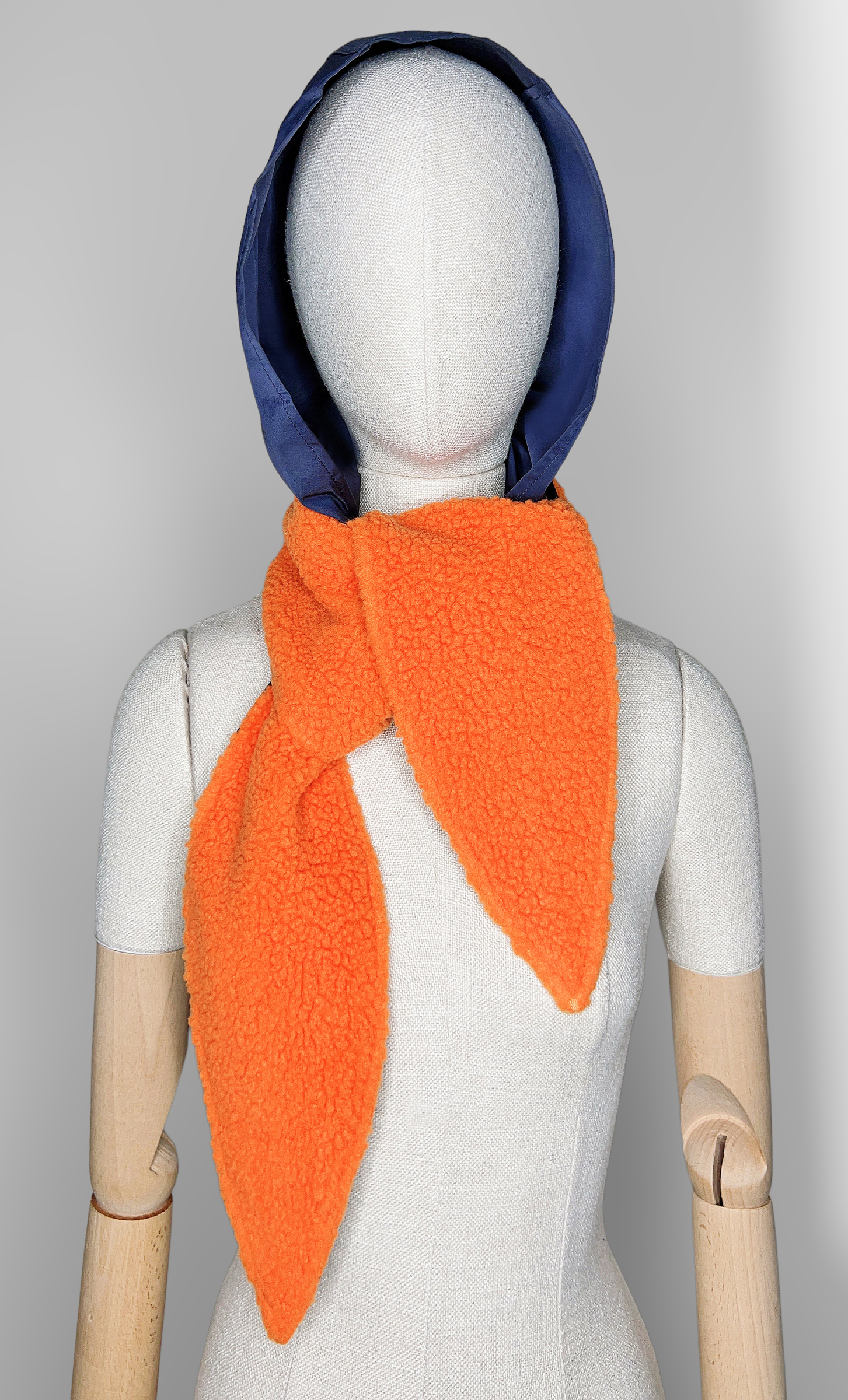 DRAW A RABBIT HOODED SCARF