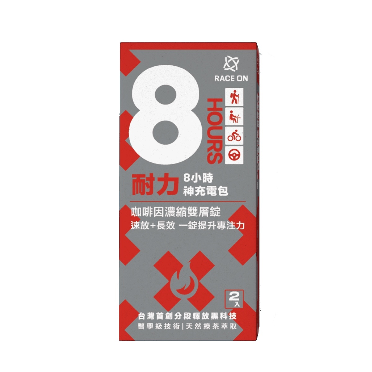 RACE ON 雙速咖啡因雙層錠*2錠