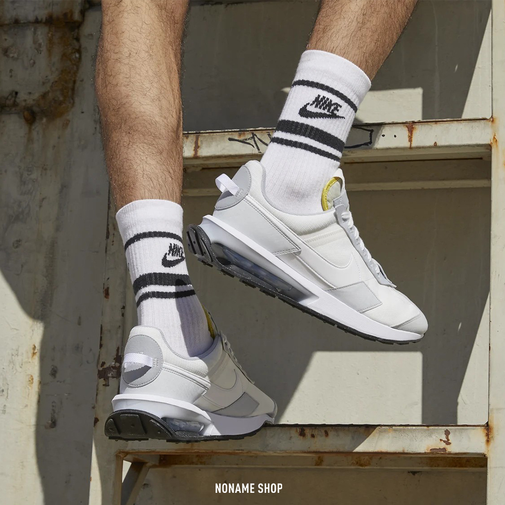 NIKE AIR MAX PRE-DAY 氣墊 休閒鞋 灰白 (男/女款)