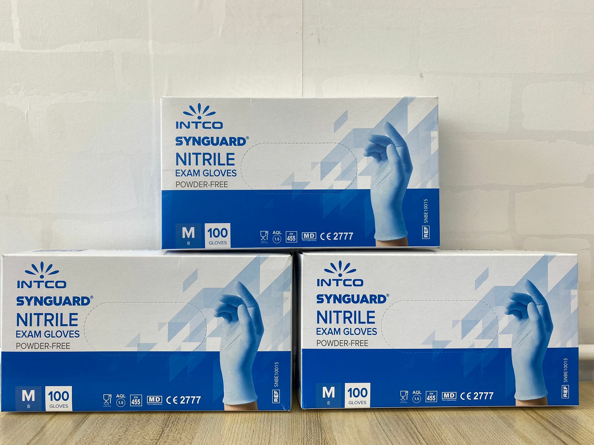 INTCO 丁腈醫用檢查手套  M-Size 100Pc/Bx