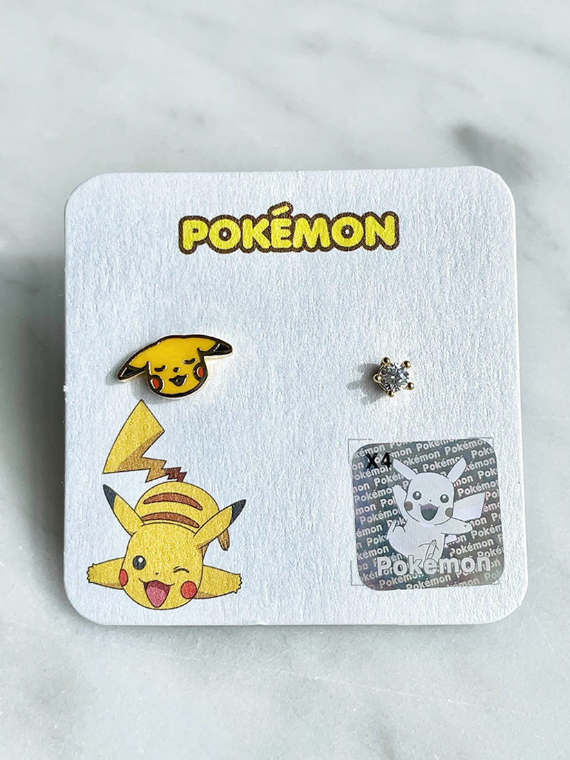 [現貨] 寶可夢皮卡丘垂耳耳環