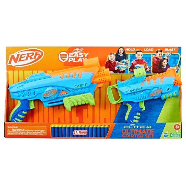 《 NERF 樂活打擊 》 小菁英系列 學徒者+偵察者射擊器組
