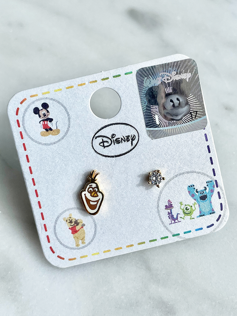 [現貨] 單鑽雪寶耳環