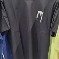 [S] EVISU BACKBOARD HILLS PAINTING LOOSE FIT T-SHIRT, BLACK, EU2UTS905-BLACK (SEV201)
