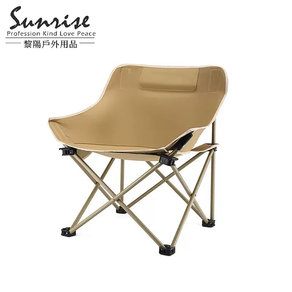 輕便折疊月亮椅(附收納袋) 2色 露營椅/耐用/高強度/輕量好收納/露營烤肉釣魚 54CTB70977