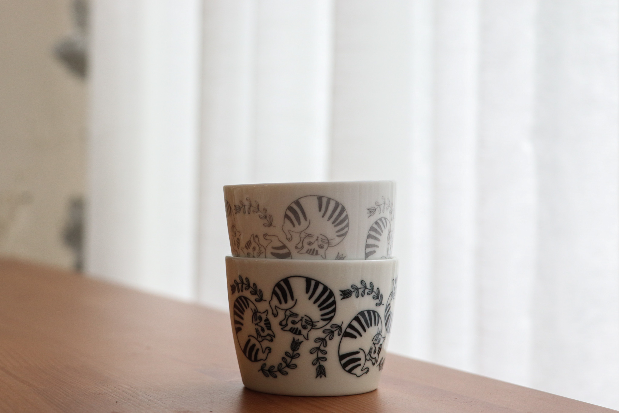 松尾美雪 貓咪 豬口杯