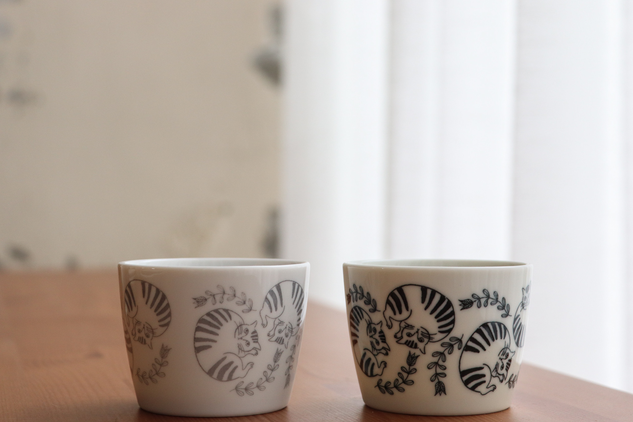 松尾美雪 貓咪 豬口杯