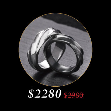 925純銀 鋼鐵之韌 戒指