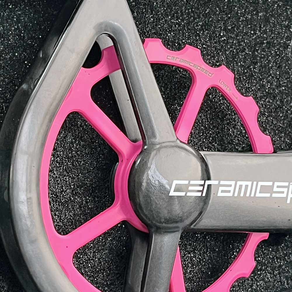 Chape de Dérailleur CeramicSpeed OSPW RS Alpha 13/19T pour Dérailleur Shimano Ultegra Di2 (R8150) / Dura-Ace Di2 (R9250) 12V Noir