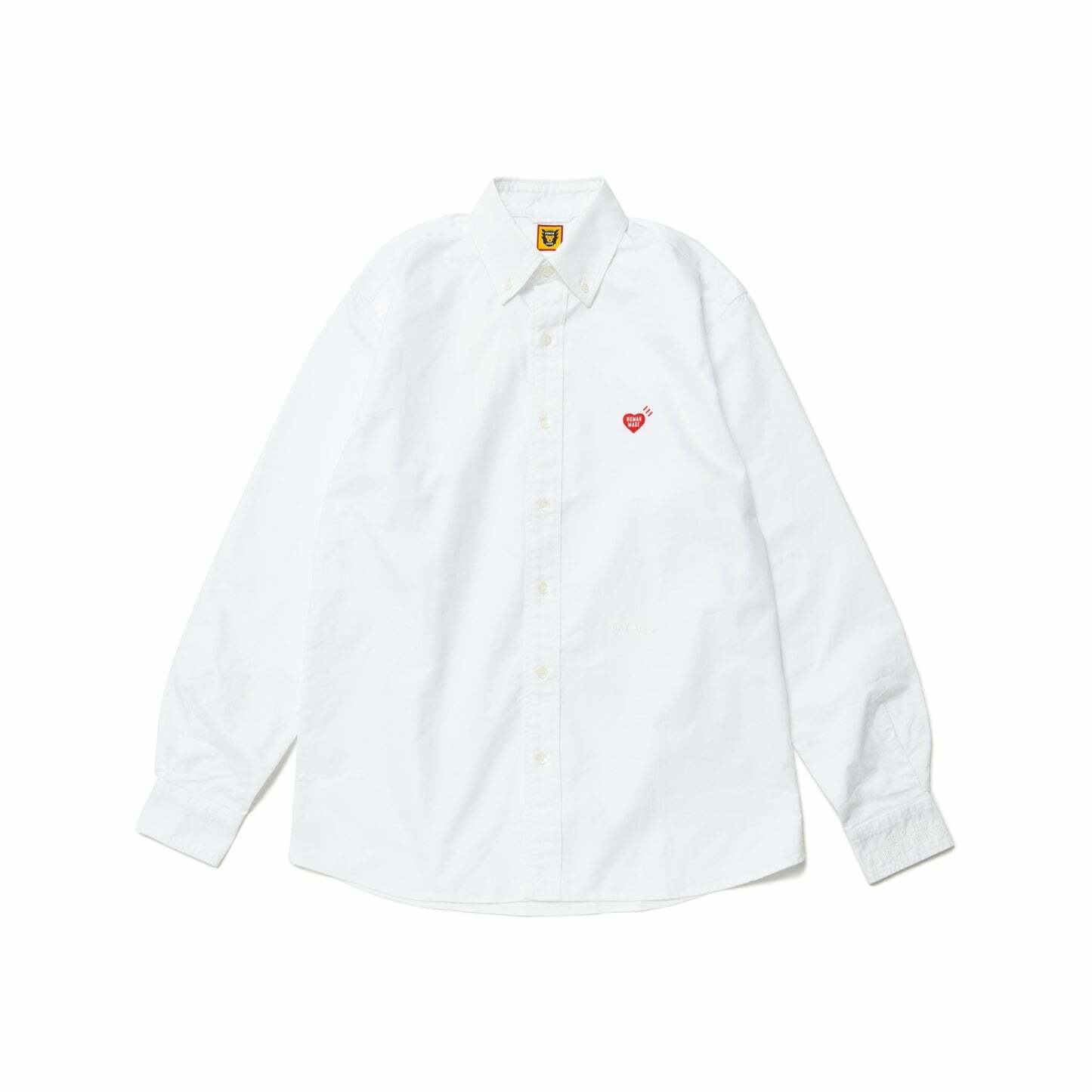 2023SS HUMAN MADE OXFORD BD SHIRT 刺繡愛心長袖襯衫2色現貨