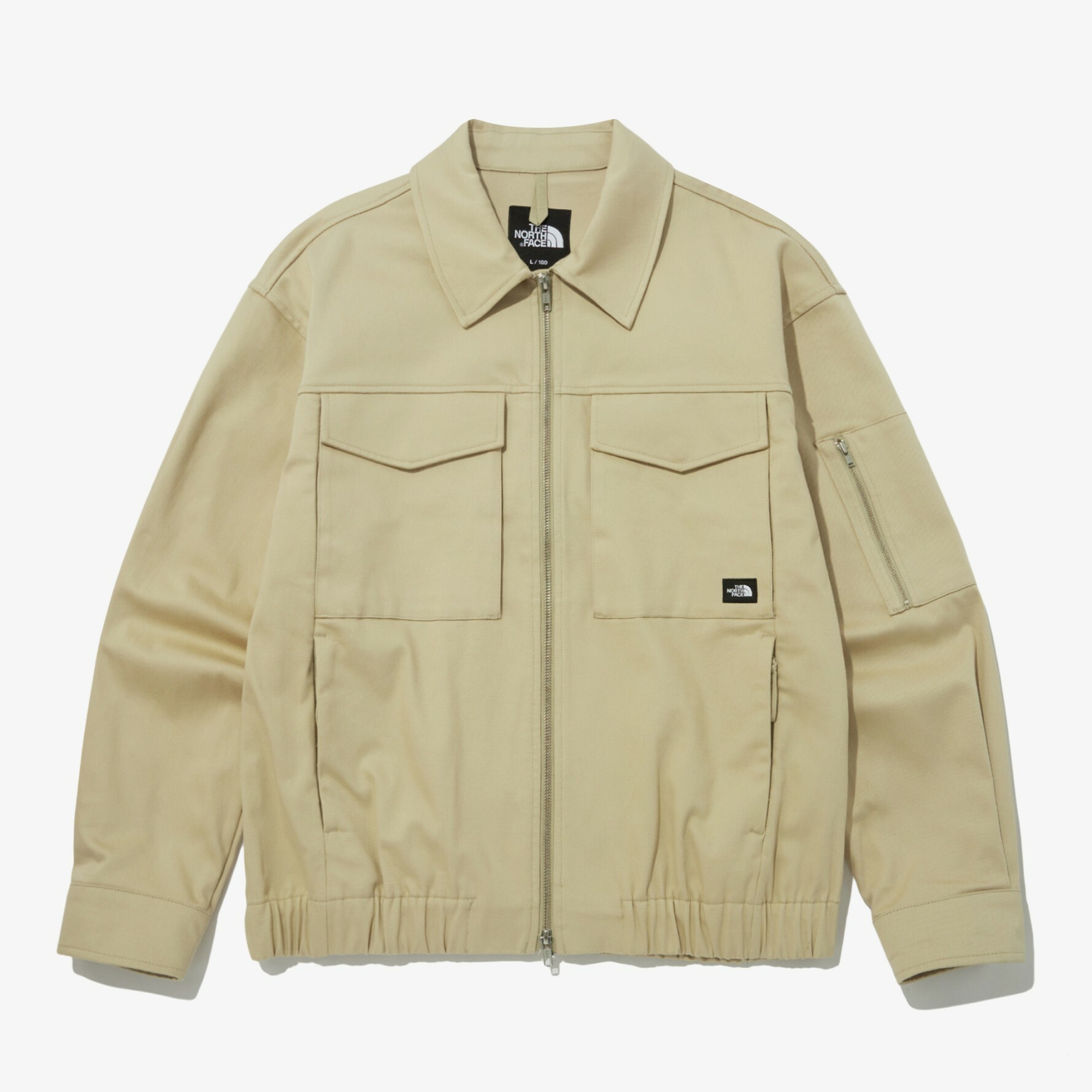 THE NORTH FACE ALL-ROUND COLLAR BOMBER 有領外套卡其NJ3BP00B