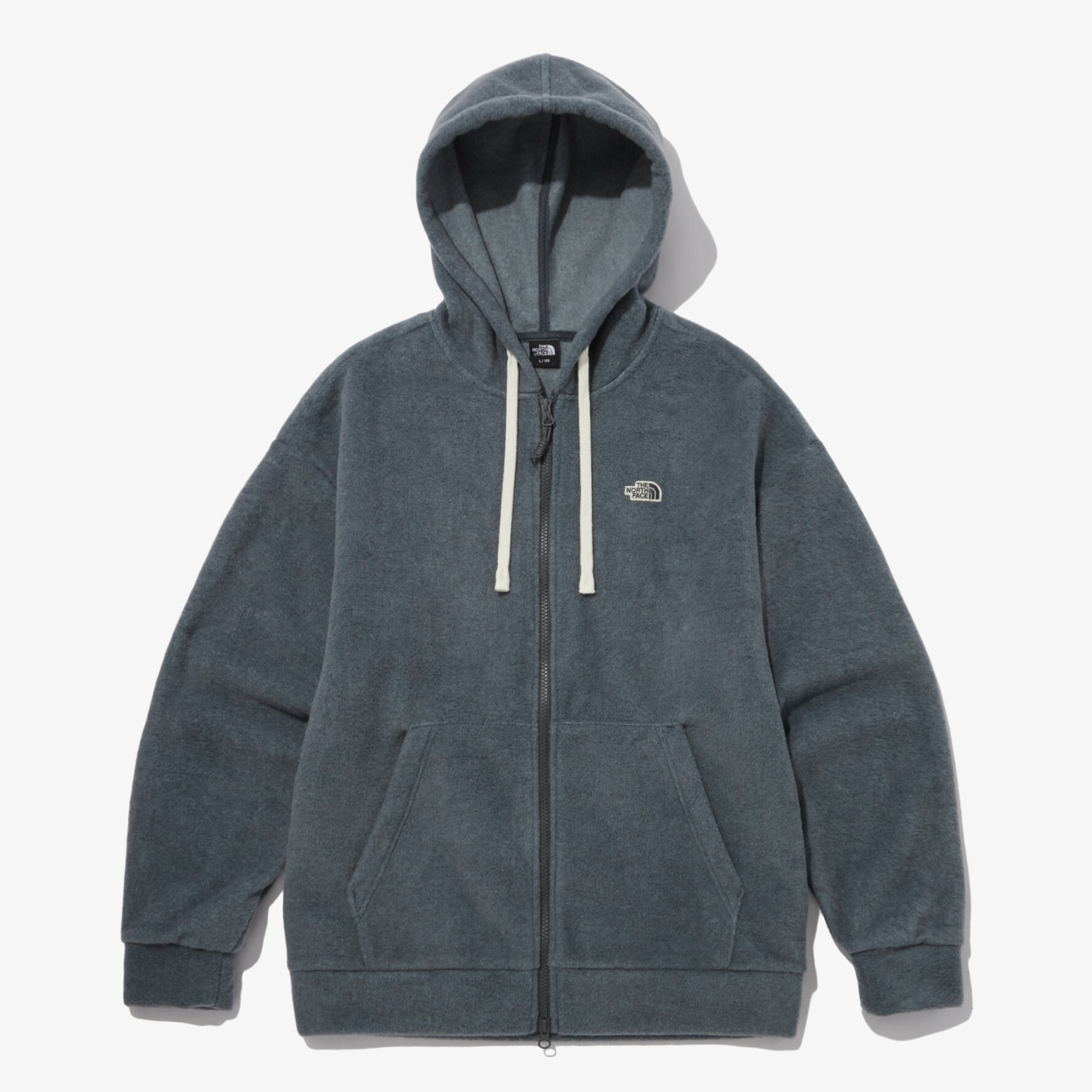 THE NORTH FACE NOVELTY ACAMPO 絨布 連帽外套 藍灰 NJ5JP28A