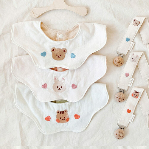 (現貨) DTD 雙面口水肩