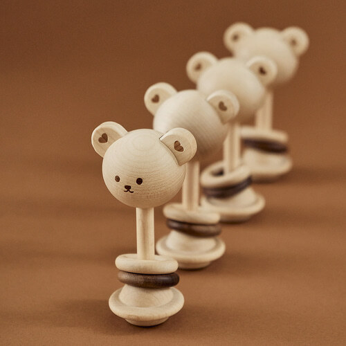 (現貨) DTD原木五感手搖鈴