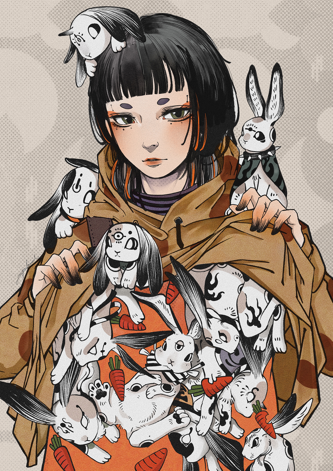 Orangebeard 2023 Poster ╭ I Love You 兔 ╮